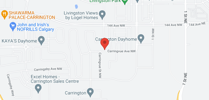 map of 114 CARRINGVUE DR NW